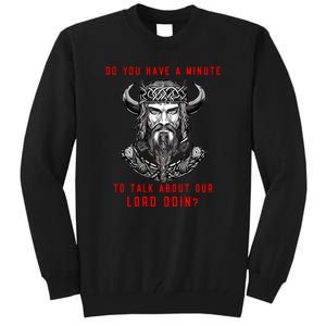 Funny Odin Norse God Viking Gift Tall Sweatshirt