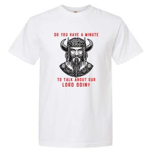 Funny Odin Norse God Viking Gift Garment-Dyed Heavyweight T-Shirt