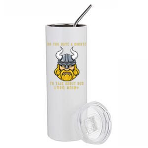 Funny Odin Norse God Viking Gift Stainless Steel Tumbler