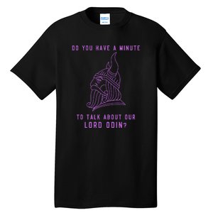 Funny Odin Norse God Viking Gift Tall T-Shirt