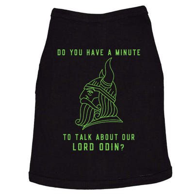 Funny Odin Norse God Viking Gift Doggie Tank