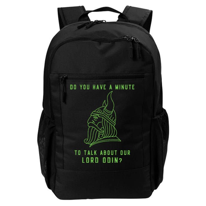 Funny Odin Norse God Viking Gift Daily Commute Backpack