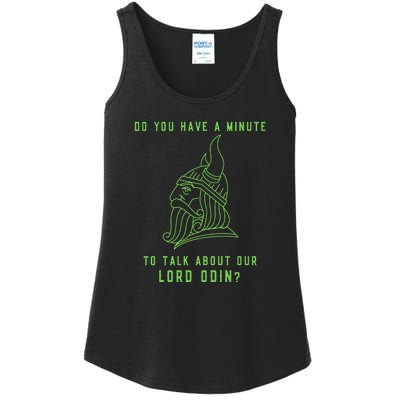 Funny Odin Norse God Viking Gift Ladies Essential Tank