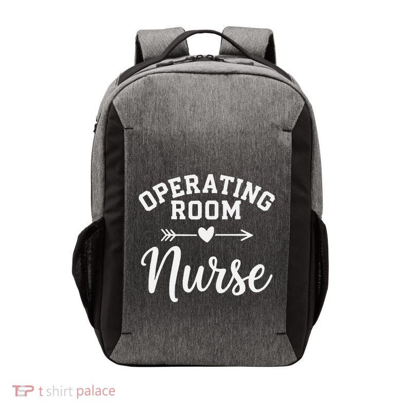 Funny Or Nursing School Medical Operating Room Nurse Vector Backpack