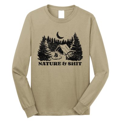 Funny Outdoors Nature & Shit Forest Long Sleeve Shirt