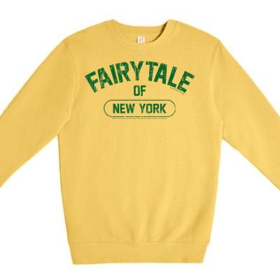 Fairytale Of New York Christmas Lyric The Pogues Premium Crewneck Sweatshirt