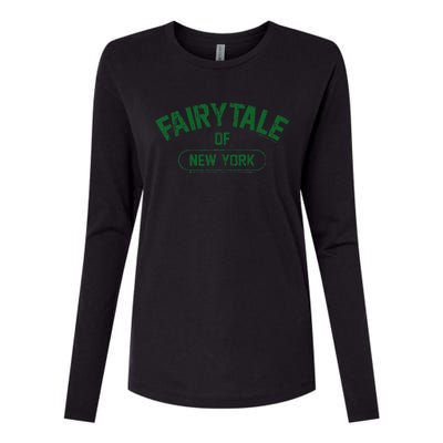 Fairytale Of New York Christmas Lyric The Pogues Womens Cotton Relaxed Long Sleeve T-Shirt