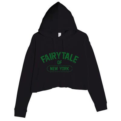 Fairytale Of New York Christmas Lyric The Pogues Crop Fleece Hoodie