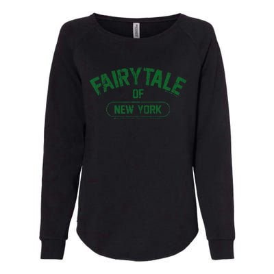 Fairytale Of New York Christmas Lyric The Pogues Womens California Wash Sweatshirt