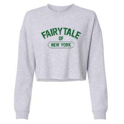 Fairytale Of New York Christmas Lyric The Pogues Cropped Pullover Crew