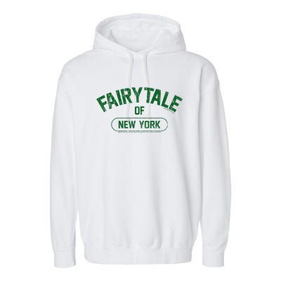 Fairytale Of New York Christmas Lyric The Pogues Garment-Dyed Fleece Hoodie