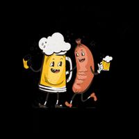 Funny Oktoberfest On My Wurst Behaviour Beer Hot Dog Drinking Team Backpack