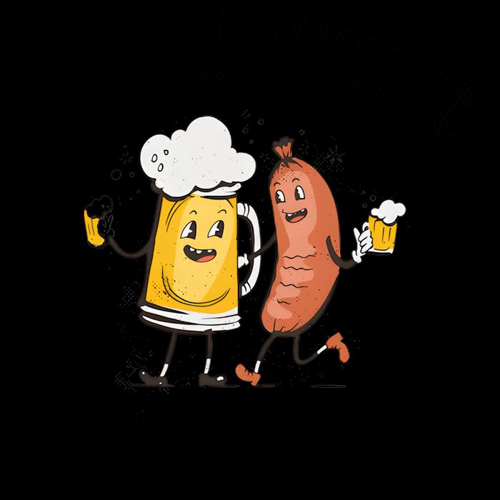 Funny Oktoberfest On My Wurst Behaviour Beer Hot Dog Drinking Team Backpack