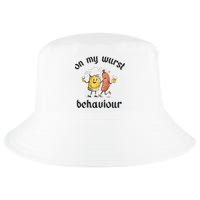 Funny Oktoberfest On My Wurst Behaviour Beer Hot Dog Drinking Team Cool Comfort Performance Bucket Hat
