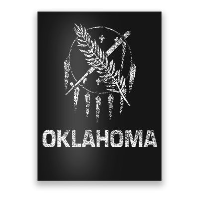 Flag Of Oklahoma The Sooner State Tulsa Norman Edmond Poster