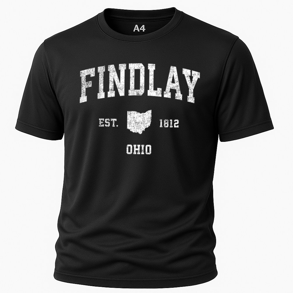 Findlay Ohio Oh Vintage Sports Performance Shirt