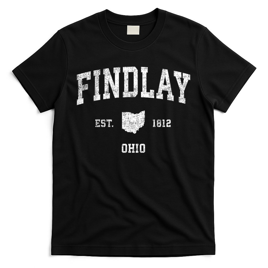 Findlay Ohio Oh Vintage Sports T-Shirt