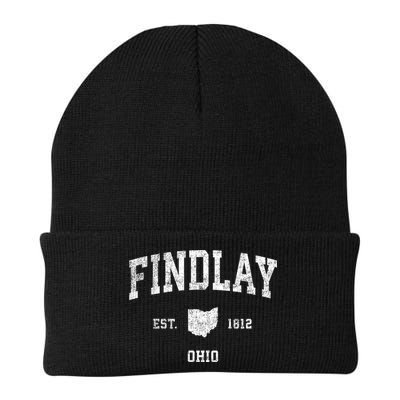 Findlay Ohio Oh Vintage Sports Beanie