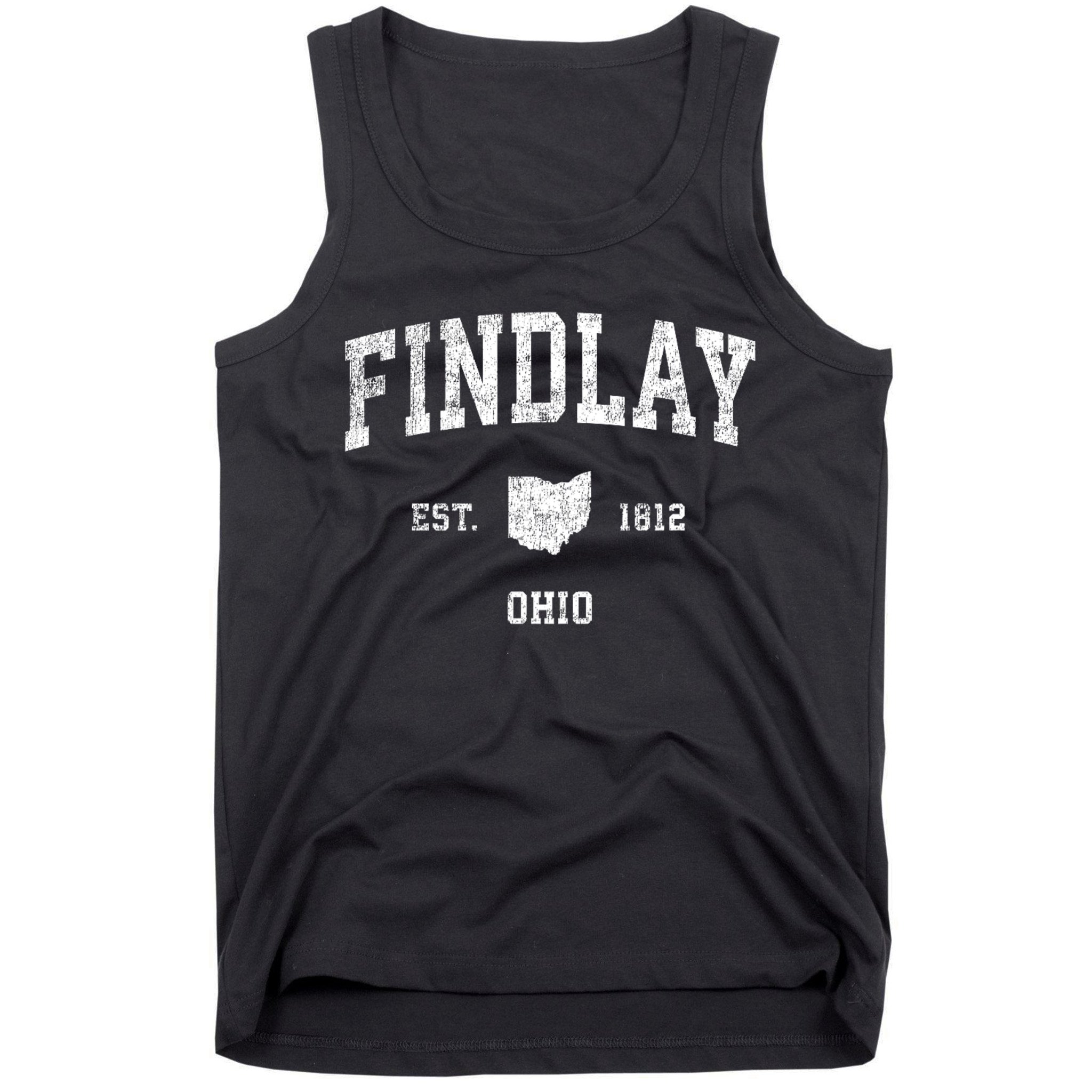 Findlay Ohio Oh Vintage Sports Tank Top