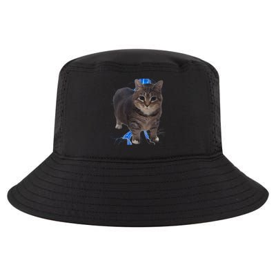 Funny Oiia Oiia Spinning Cat Meme Cat Brainrot Cool Comfort Performance Bucket Hat