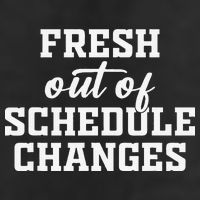 Fresh Out Of Schedule Changes Funny School Counselor Golf Towel