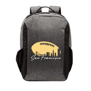 Football Outline Of Your City San Fran Vector Backpack