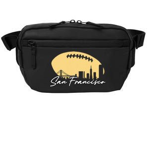 Football Outline Of Your City San Fran Crossbody Pack