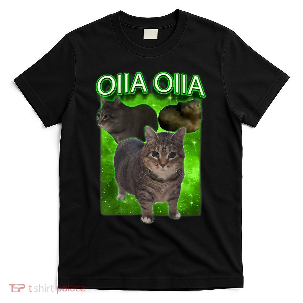 Funny oiia oiia Spinning Cat Meme Oiiai Oiiiai Cat  T-Shirt