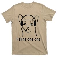 Feline One One Funny 911 Dispatcher Cat Lover Saying T-Shirt