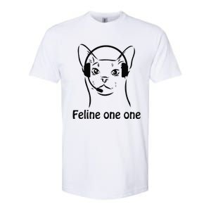 Feline One One Funny 911 Dispatcher Cat Lover Saying Softstyle CVC T-Shirt