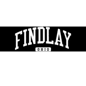 Findlay Ohio OH College University Style Bumper Sticker