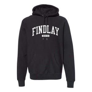 Findlay Ohio OH College University Style Premium Hoodie