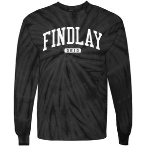 Findlay Ohio OH College University Style Tie-Dye Long Sleeve Shirt