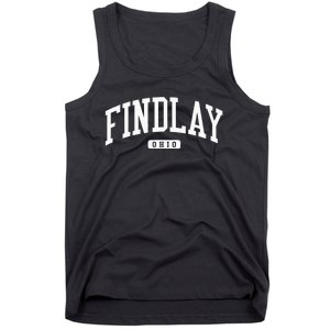 Findlay Ohio OH College University Style Tank Top