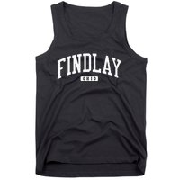 Findlay Ohio OH College University Style Tank Top