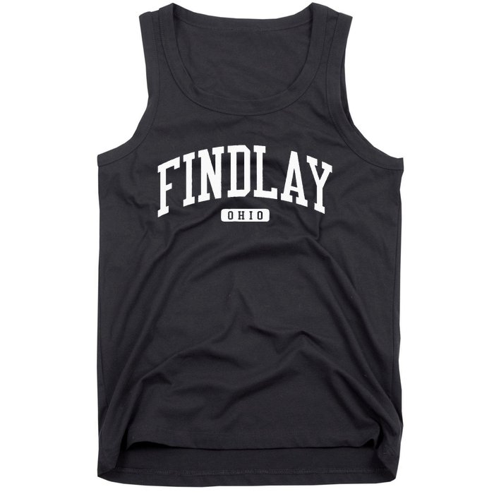 Findlay Ohio OH College University Style Tank Top