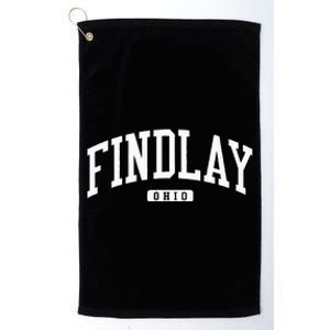 Findlay Ohio OH College University Style Platinum Collection Golf Towel