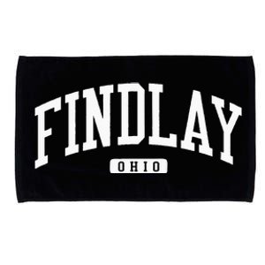 Findlay Ohio OH College University Style Microfiber Hand Towel