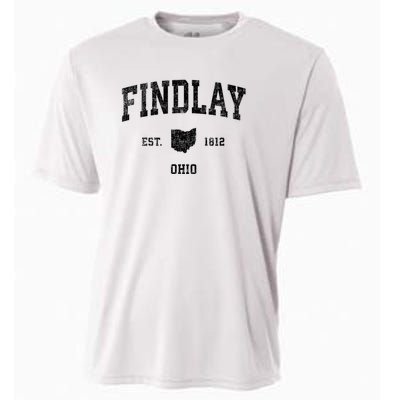 Findlay Ohio Oh Vintage Established Sports Design Cooling Performance Crew T-Shirt