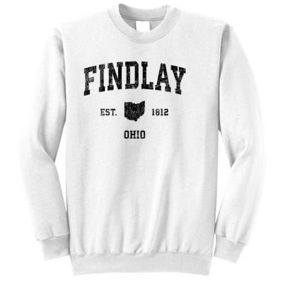 Findlay Ohio Oh Vintage Established Sports Design Sweatshirt