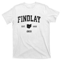 Findlay Ohio Oh Vintage Established Sports Design T-Shirt