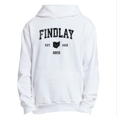 Findlay Ohio Oh Vintage Established Sports Design Urban Pullover Hoodie