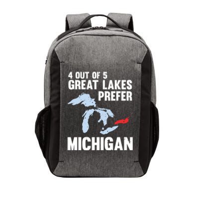 Four Out of Five Great Lakes Prefer Michigan Tee Vector Backpack