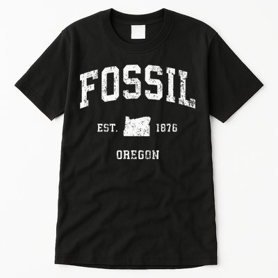 Fossil Oregon OR Vintage Athletic Sports Tall T-Shirt
