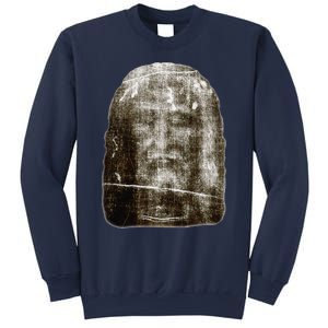 Face Of Our Lord Jesus Christ From The Holy Shroud Of Turin Sweatshirt