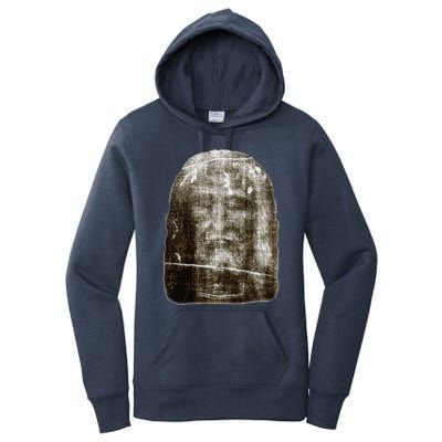 Face Of Our Lord Jesus Christ From The Holy Shroud Of Turin Women's Pullover Hoodie