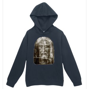 Face Of Our Lord Jesus Christ From The Holy Shroud Of Turin Urban Pullover Hoodie