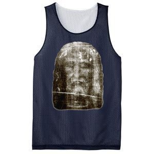 Face Of Our Lord Jesus Christ From The Holy Shroud Of Turin Mesh Reversible Basketball Jersey Tank