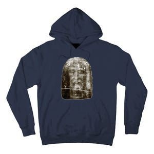 Face Of Our Lord Jesus Christ From The Holy Shroud Of Turin Tall Hoodie