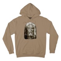 Face Of Our Lord Jesus Christ From The Holy Shroud Of Turin Hoodie